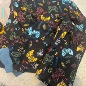 Little Dreamer Colorful Gaming Themed Pajama Set size 5
